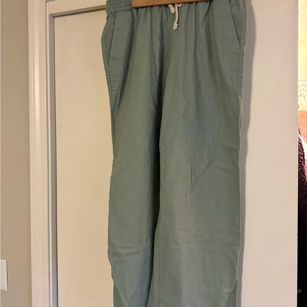 J.Crew wide leg linen/cotton pants - Picture 3 of 3